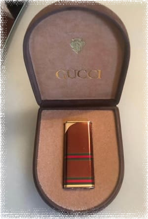 Compra venta de mecheros de lujo Gucci