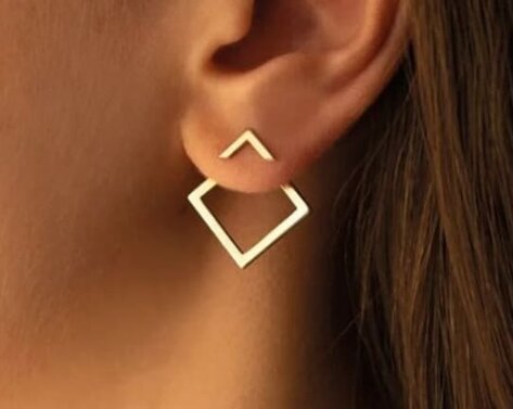 Pendientes de tipo geométricos