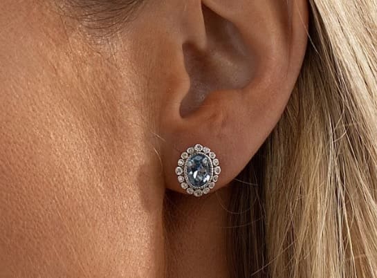 Limpieza de pendientes con topacio