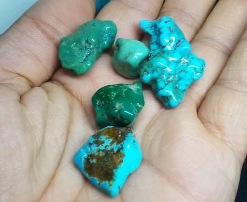 La turquesa es una de las piedras de los nacidos en Diciembre