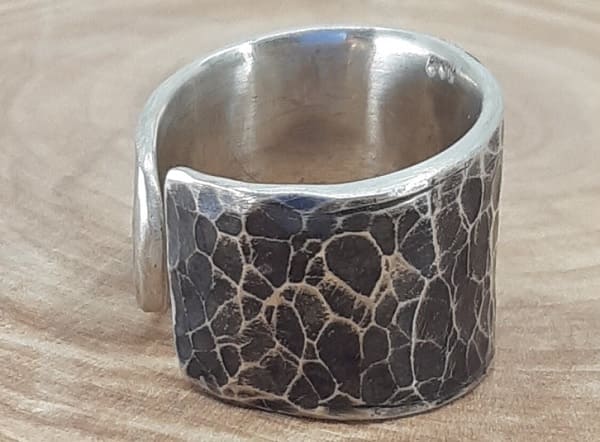 Brazalete plata ennegrecida Brazalete