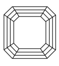 Talla corte asscher