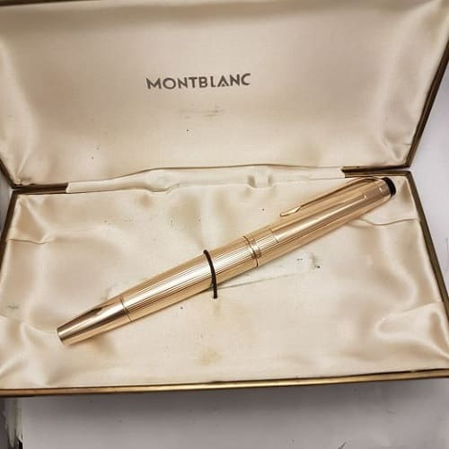 Vender estilográfica Montblanc descatalogada de oro macizo antigua